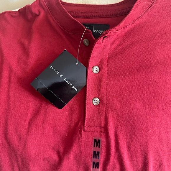 NEW MEN’S CASUAL SHIRTS LOT OF 2 Boca Classics & Croft & Barrow SS Cotton SZ M - Picture 13 of 16